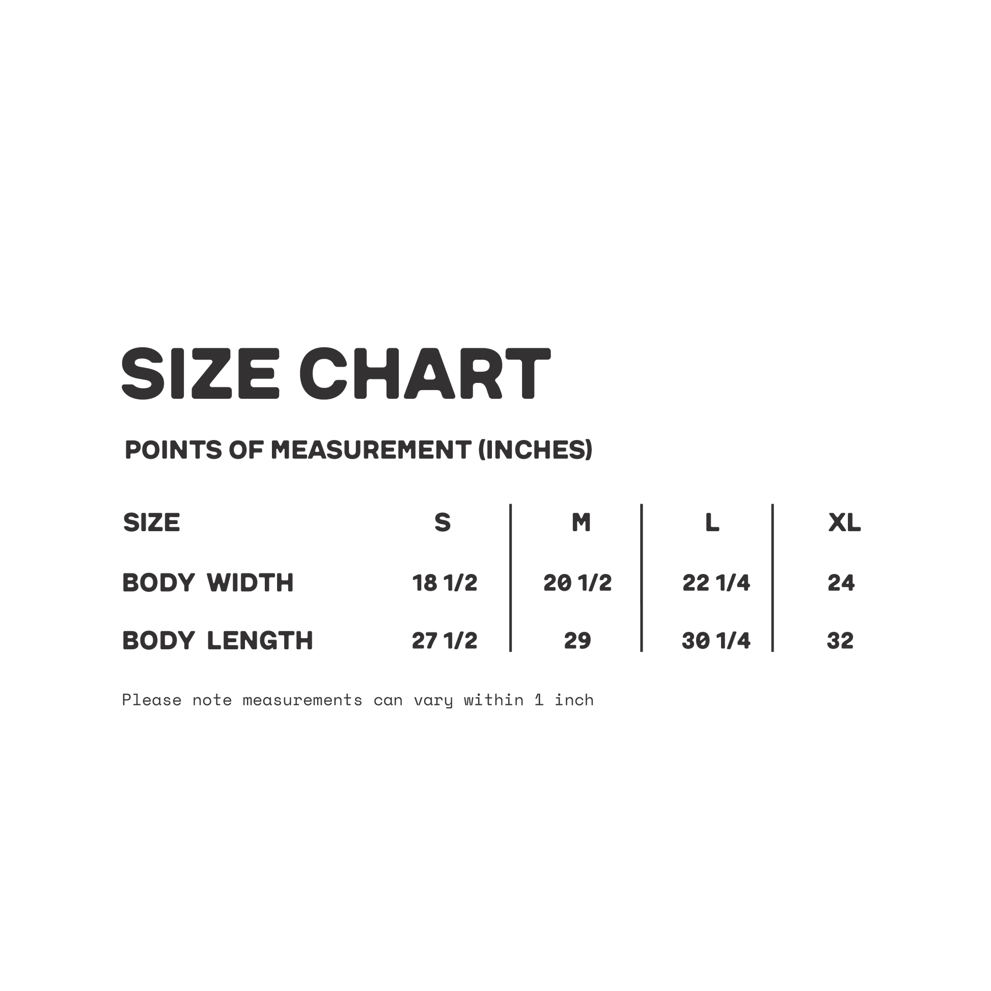 Look Alive Coffee Surf Zombie Pocket T-shirt Size Chart