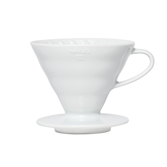 V60 Ceramic Coffee Dripper 02 - White