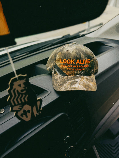 Camo Hat on Dashboard