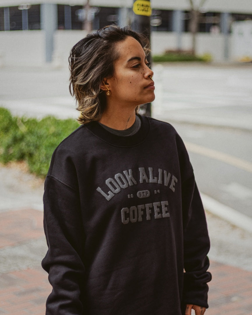 Look Alive Coffee Collegiate Sweatshirt