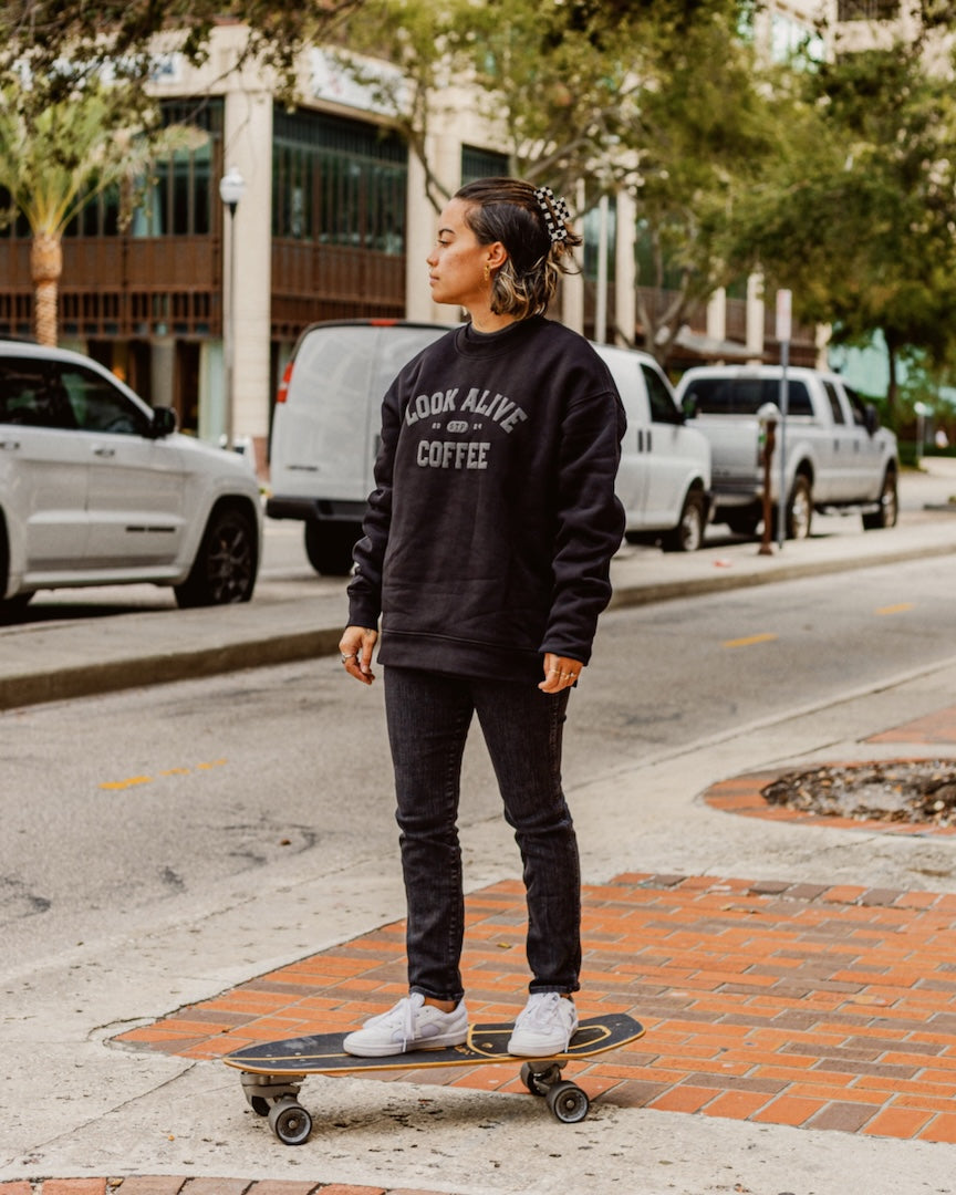 Look Alive Coffee Collegiate Sweatshirt