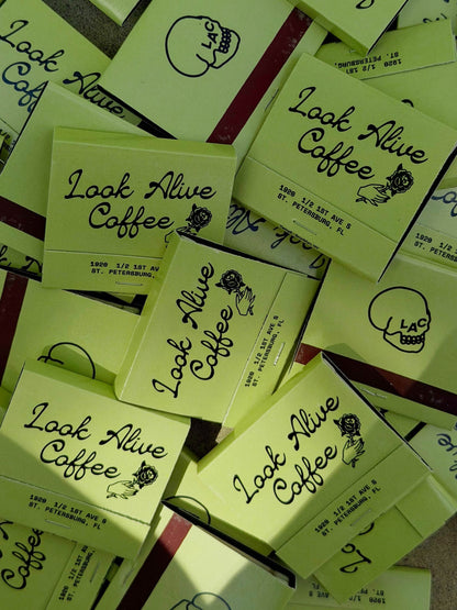 Look Alive Coffee Matches