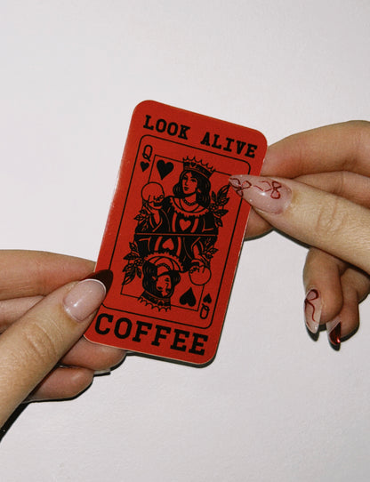 Holding Queen of Hearts Sticker 